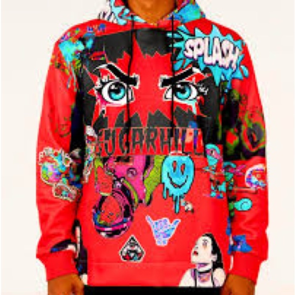 Sugarhill Psycho Hoodie - Red (Medium)